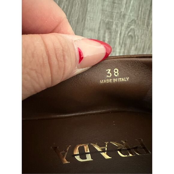 PRADA SATIN BALLERINAS SIZE 38 (8) $1050 - Picture 9 of 14